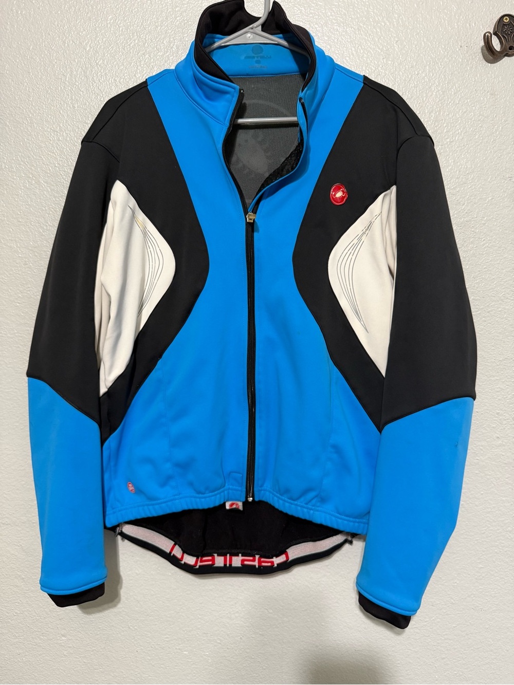 Castelli E Sei Pro Blue and Black Cycling Jacket